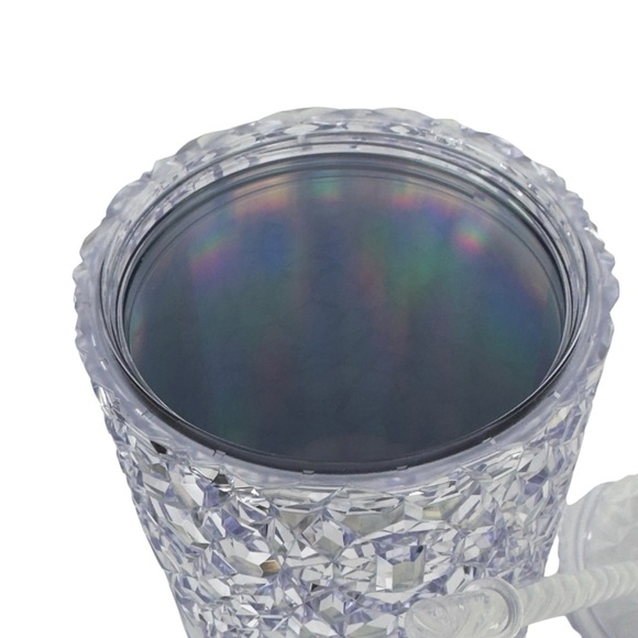 NWT Starbucks 2024 Sparkling Iridescent Unicorn Diamond Gemstone Venti Tumbler - Picture 10 of 13